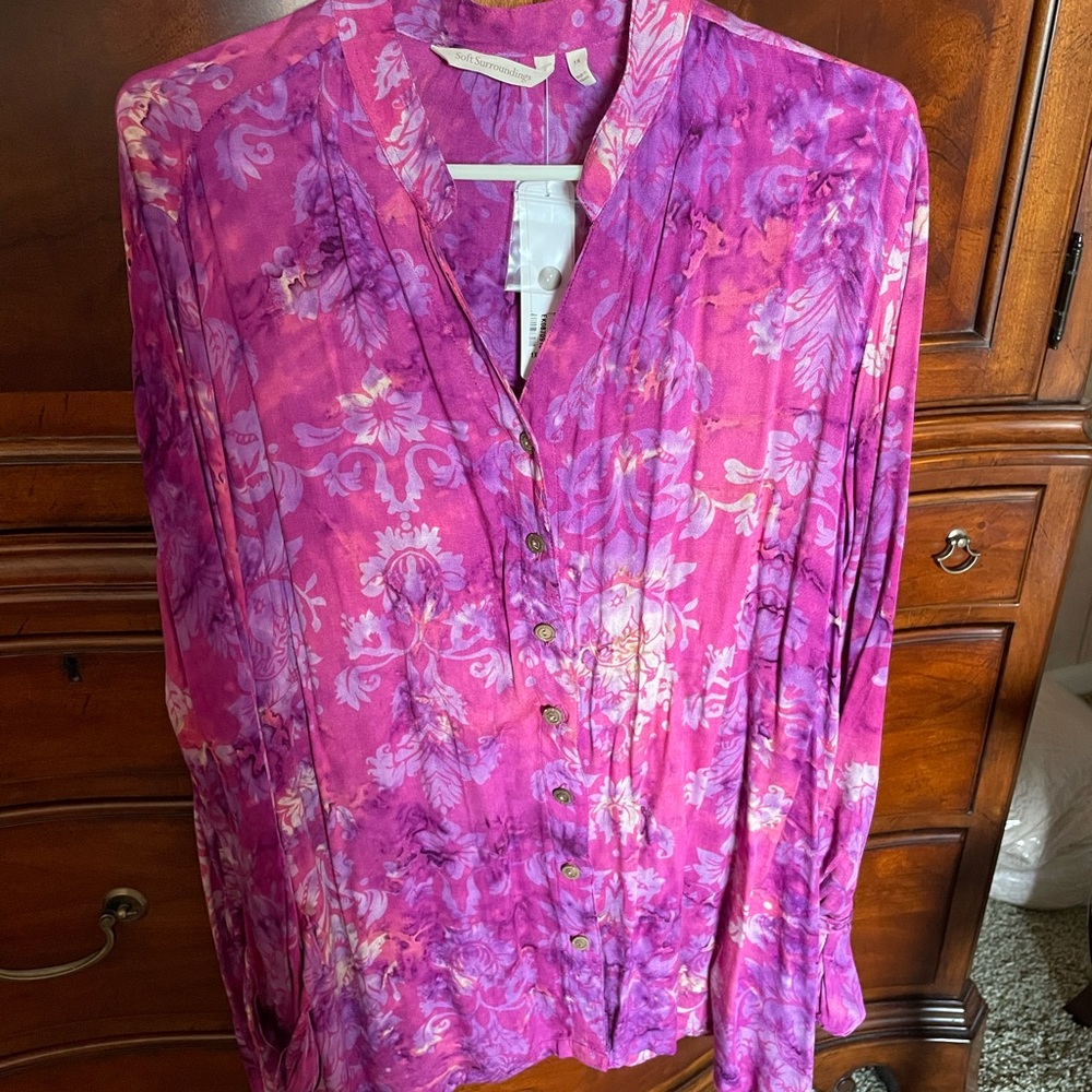 NEW Soft Surroundings floral top